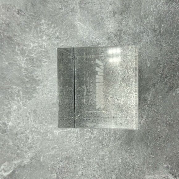 Chinese Heart Sutra Prayer Crystal Cube Engraved Transparent - Picture 7 of 11